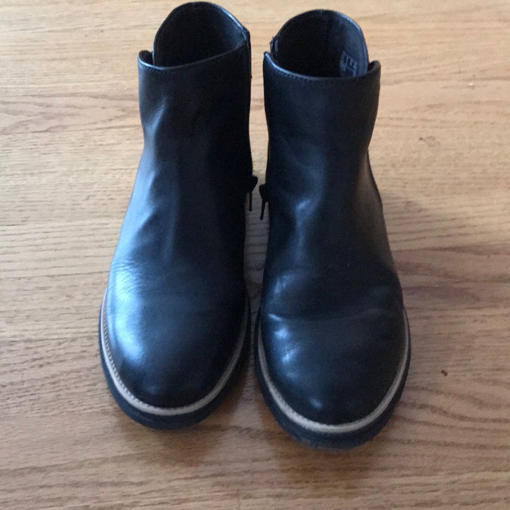 Black ankle boots